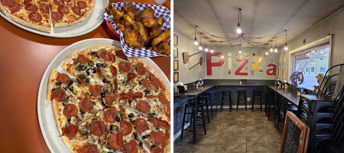D J's Pizza Menu